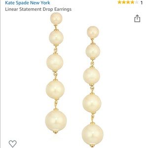 Kate spade NY linear drop earrings